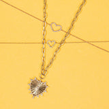 Small Diamond Open Heart Bracelet