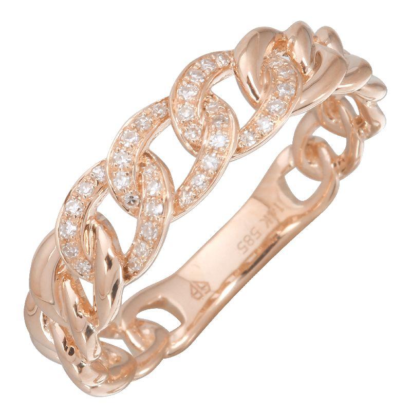 Chain Diamond Ring