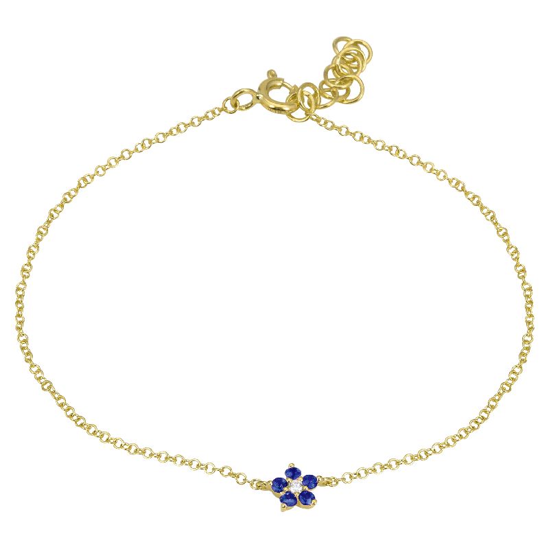 Gemstone Small Flower Bracelet