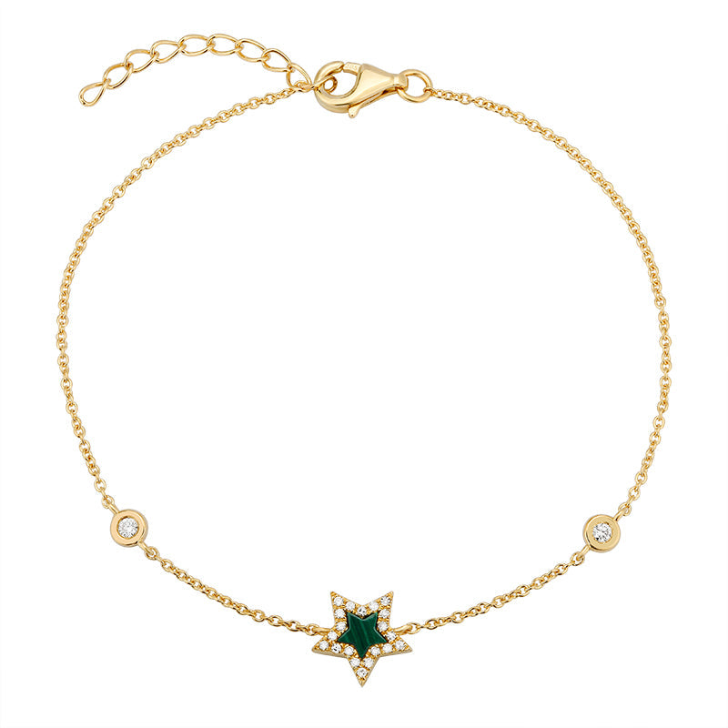 Gemstone Star Bracelet