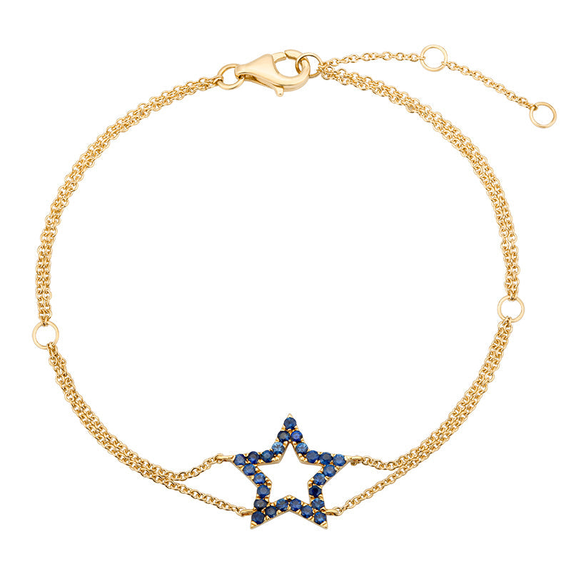 Double Row Star Bracelet