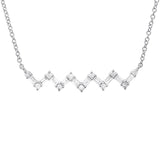 Diamond Baguette Zig-Zag Necklace