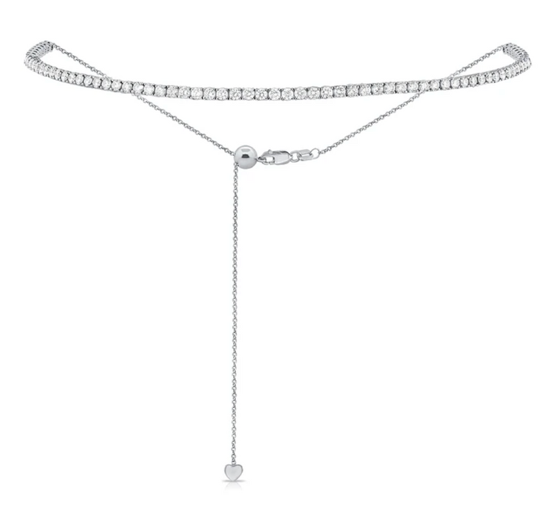 Adjustable Bolo Tennis Necklace