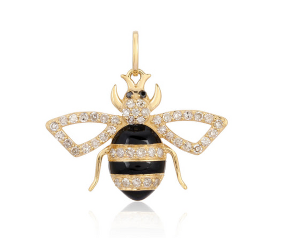 Bee Diamond Charm