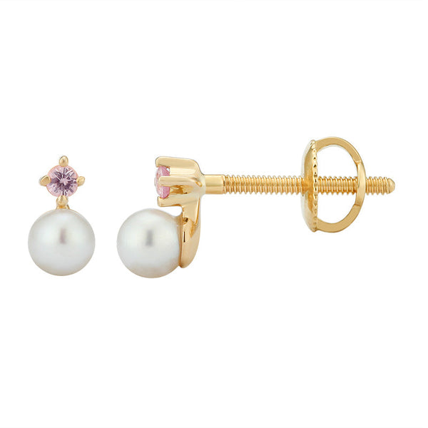 Pearl and Gem Earrings
